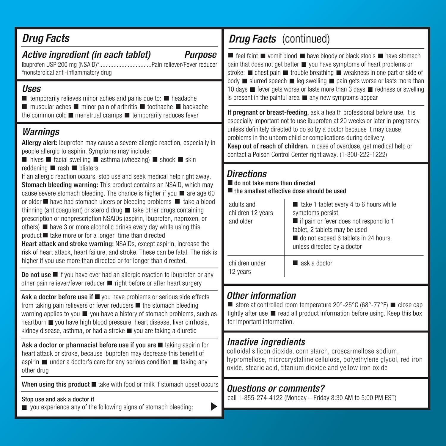 Everyday Relief Ibuprofen Tablets